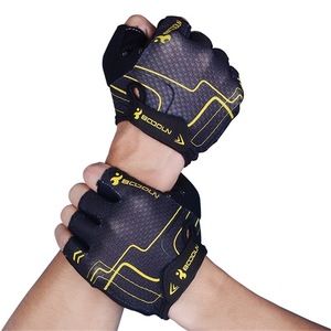 Bodun Cycling Gloves <b>Half</b> Finger Anti <b>Slip</b> Shock Absorbing Breathable For Adult Unisex Riding Gloves - Product Image 4