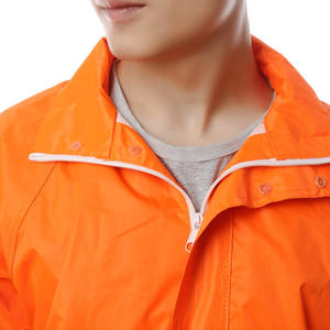 Traje Impermeable para Trabajador de Saneamiento, Color Naranja, Cuerpo Completo con Tiras Reflectantes, para Trabajo al Aire Libre, Camping, Uso Adulto - Product Image 1
