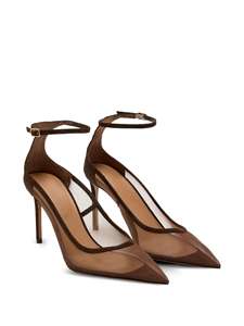 ग्रीष्मकालीन चीनी फैशन महिलाओं के जाल आउटडोर सांस लेने योग्य उच्च हील्स महिलाओं के लिए सैंडल - Product Image 5