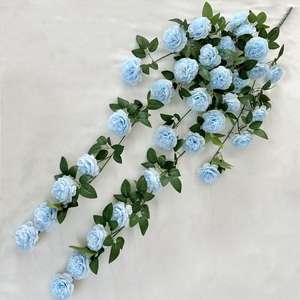 Fleur artificielle suspendue <span class=keywords><strong>en</strong></span> gros, longueur 120 cm, <span class=keywords><strong>vigne</strong></span> de fleurs de pivoine pour la décoration de la maison - Product Image 5