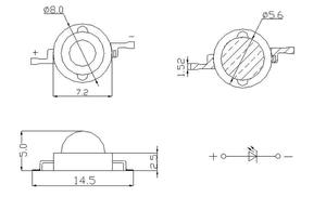 5W RGB 무대 조명 <span class=keywords><strong>LED</strong></span> 6개 다리/고출력 5W RGB <span class=keywords><strong>LED</strong></span> 다이오드 - Product Image 5