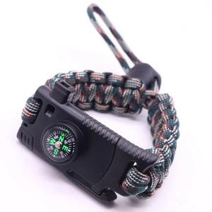 Braccialetto di <span class=keywords><strong>Sopravvivenza</strong></span> Multifunzione Regolabile in Paracord per Esterni JKSS-004 - Product Image 4