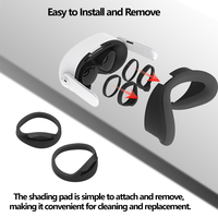 Accessoires VR 4-en-1 pour 3s, cadre de protection en silicone résistant aux rayures