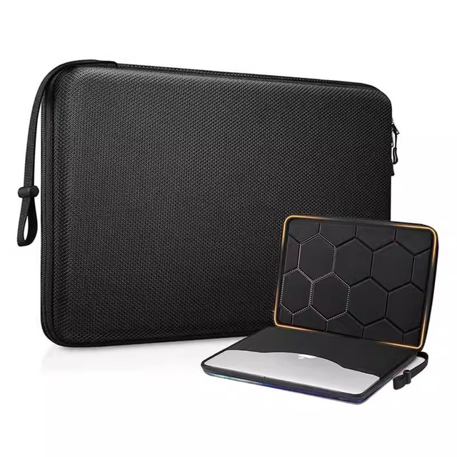Custom Logo EVA Hard Shell Waterproof 13 14 15.6 Inch Laptop Computer Case Carry Bag with Strap for Men Women Macbook Notebook