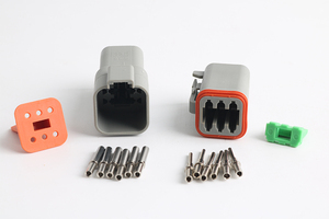 CHENF Connecteur Mâle/Femelle Série Deutsch DT 2/3/4/6/8/12 Broches Étanche Ignifuge pour Batterie et Faisceau de Câblage de Camion 12V - Product Image 6