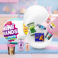 Lot de Mini-Réfrigérateurs ZU RU Originaux en Forme de Boule pour Remplir le Réfrigérateur, Boîte Mystère, Jouets Décoratifs pour Enfants, Cadeaux