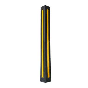Protection d'angle en caoutchouc Tianjiu 100cm L 9cm L 10mm d'épaisseur, bande réfléchissante anti-collision pour parking et garage - Product Image 4