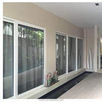 Ventana Abatible de Cocina Moderna con Perfil de UPVC de Alta Calidad y Diseño Alemán, con Características Impermeables e Insonorizadas