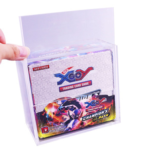 Acrylic Display Case Pokemon Booster Box Slide In Framing Grade Trading Gaming Card