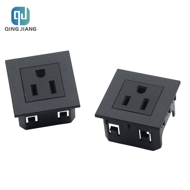 NEMA 5-15 US Plug Extension Socket Cassette with Faceplate Industrial Accessories Welding Terminal
