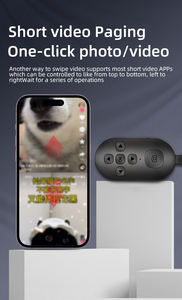 TIKTOK Hot Smart Mini BT Sans Fil Vlog Streaming Obturateur Accessoires Sefie Télécommande Mobile - Product Image 4