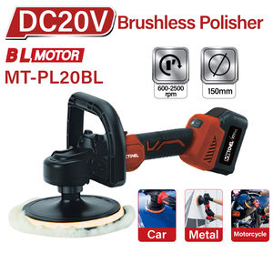 Polisseuse électrique sans fil 20V à double fonction industrielle/bricolage, polisseuse de voiture portative, disque de polissage de 150 mm, batterie au lithium - Product Image 2