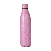 Bouteille d'eau en cuivre de grande capacité 500ml, bouteille d'eau de Cola martelée en cuivre