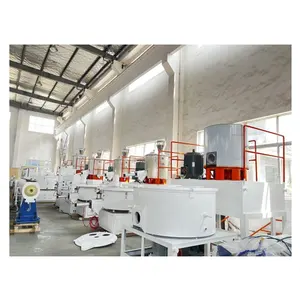 Mixer bubuk PVC/UPVC/CPVC Blender plastik Unit Mixer panas dan dingin jalur pipa Mixer kecepatan tinggi