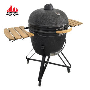 Kimstone Kamado 28 pouces grand Xxxl charbon de bois fumeur gril en céramique Kamodo Barbique extérieur gril cuisine jardin approvisionnement - Product Image 2