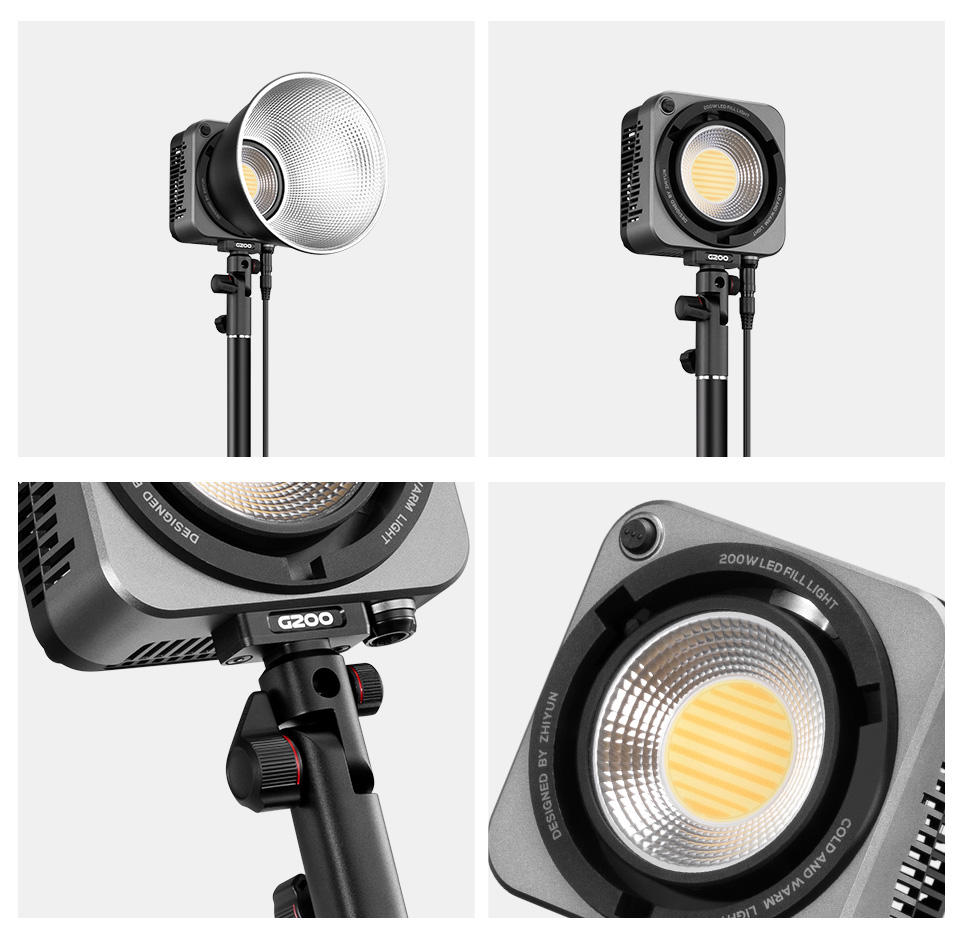 ZHIYUN Molus G60 300g ポータブル 60W COB LED 連続出力照明 バイ