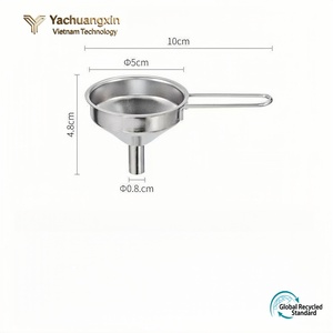 Entonnoir en acier inoxydable avec poignée pour la cuisine et le camping, 1 pièce - Product Image 6