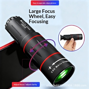 고출력 사진 자동 초점 광각 콘서트 촬영 아티팩트 HD 단안 망원경 18X 스탠드 휴대폰 외부 망원 렌즈 - Product Image 3