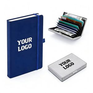 Wholesale Gift Promotion <b>Multi</b> <b>Color</b> A6 A5 Pu Business Hardcover Journal Leather Cover Custom Logo Notebook with <b>Pen</b> Holder - Product Image 1
