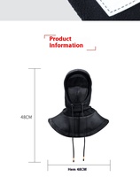 Cagoule tactique d'hiver en polaire pour casque de sécurité, protection coupe-vent pour le cou, idéale pour les chantiers de construction - Référence 128