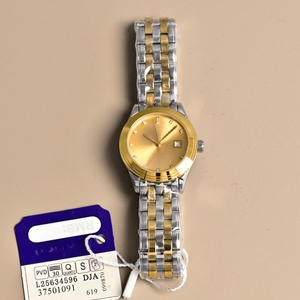 Reloj de Lujo Avanzado con Movimiento de Cuarzo de Precisión, Correa de Acero de Doble Color, Marcadores de Hora con Diamantes, Cuerpo Delgado, Resistente al Agua, Longines - Product Image 4