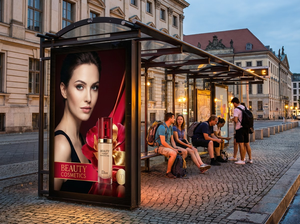 Panel Lenticular Personalizado Lentiprint Hecho en Alemania, 118X175cm, 40 LPI, Retrato, CLP/Backlit Estándar, Marco Plateado Opcional - Product Image 4