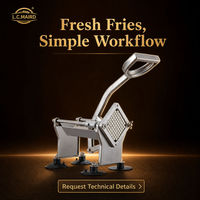Coupe-frites manuel en acier inoxydable, trancheuse à légumes, machine de découpe alimentaire commerciale YF-ST12