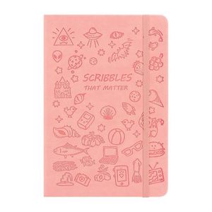 Carnet de notes personnalisé de haute qualité avec couverture en cuir, motif dessin animé, avec tampon et sangle pour promotions - Product Image 4