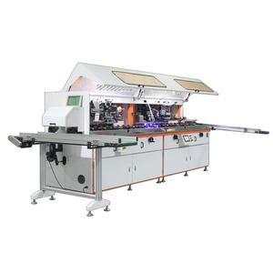 เครื่องปั๊มร้อน UVLED อัตโนมัติเต็มรูปแบบ พร้อมเครื่องพิมพ์สกรีนสำหรับขวดแก้ว - Product Image 4