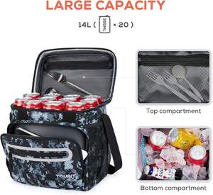 Échantillon gratuit de sacs à lunch isolés pour le camping en plein air pique-nique Oxford sacs thermiques étanches de grande capacité sacs isothermes portables - Product Image 6