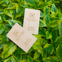 Tarjeta de Membresía RFID de Bambú Ecológica Nichen One, Sin Formaldehído, Sostenible, Reciclable, Etiqueta de Programa de Fidelización NFC, Diseño Personalizable