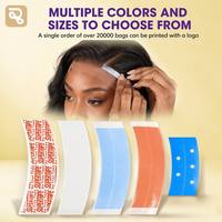 Bandes adhésives doubles pour perruques, 36 pièces, pré-coupées, pour systèmes capillaires Lace Front, bandes adhésives double face imperméables pour perruques Lace