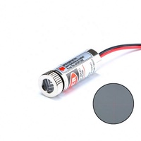 Module laser rouge 650 nm 5 mW, point, ligne, croix, tête laser réglable, tube, 5 V, qualité industrielle