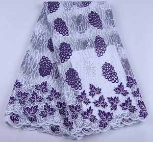 1644 Africain Français Dentelle Tissu 2019 Pur Blanc Dentelle Tissu Garnitures <span class=keywords><strong>Broderie</strong></span> - Product Image 6