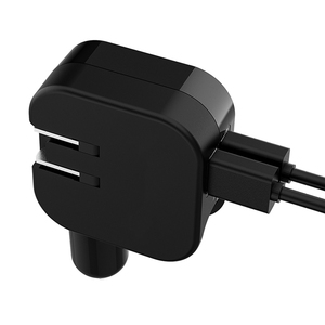 Ugreen — chargeur de voiture <span class=keywords><strong>2</strong></span> en 1 double Port USB, pliable, rapide, pour voyage à domicile, ca/véhicule - Product Image 2