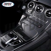 Revêtement intérieur en fibre de carbone véritable pour Benz Classe C W205 14-21 Classe GLC X253 Glc300