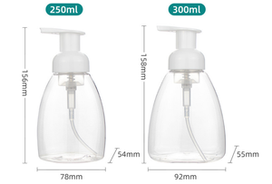 ขวดโฟม PET 250มล. 300มล. ขวดพลาสติกรูปทรงฟองและขวดทรงสามเหลี่ยมทนทานขวดโหลพลาสติก - Product Image 2