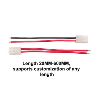 Câble terminal à pas de 3,96 mm CH3.96, extrémité simple/double étamée, fil RV/silicone personnalisé 2P-12P - Product Image 2