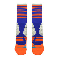 Chaussettes de basket-ball matelassées unisexes de sport pour hommes avec logo personnalisé professionnel