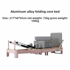 Lit de Pilates pliable en alliage d'aluminium, multifonctionnel, cinq pièces, pour usage domestique, studio de yoga, entraînement personnel - Product Image 6