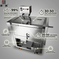 Machine à écailler le poisson pour hôtels, restaurants, supermarchés et marchés de fruits de mer, à fonctionnement continu, facile à utiliser, anticorrosion et résistante à l'usure