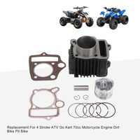 GOOFIT-Juego de juntas de pistón, piezas de repuesto para motor de 70CC, ATC70, CRF70, CT70, TRX70, Dirt Bike, 47mm