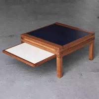 Table basse en bois moderne extensible carrée multifonctionnelle maison hôtel meubles de salon table basse