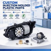 Scatola in plastica personalizzata stampata a iniezione per auto con ventola di raffreddamento per faro LED auto