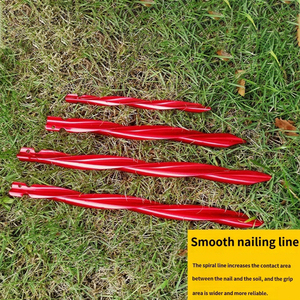 Estaca Triangular en Espiral de Aluminio Wildrex 7001 de 15/20/25 cm para Sujeción en Arena Suave, Playa y <span class=keywords><strong>Camping</strong></span> - Product Image 3