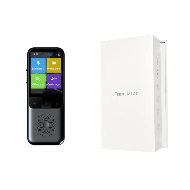 T11 Translator 2.4inch Touch Screen 134 Language Translation Multifunction Voice Photo Smart Translator