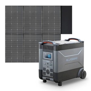 Premium <b>Solar</b> <b>Generator</b> Kit 3600W R4000 + SP027 100W 12-150V MPPT 40A 2000W - Product Image 1