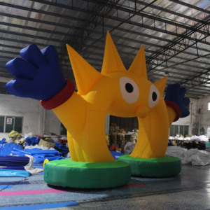 Inflatable hoa hướng dương vòm quảng cáo thương mại inflatables và chơi khu vực Cổng Tò Vò - Product Image 3