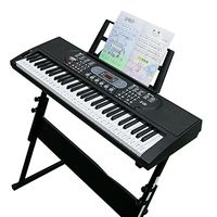 Beginner Multifunction Piano Keys 61 Keys Black Keyboard