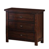 Ensemble de chambre à coucher configurable Standard Shiyi Hollister avec commode de chevet-Style intemporel et appel rustique en bois MDF